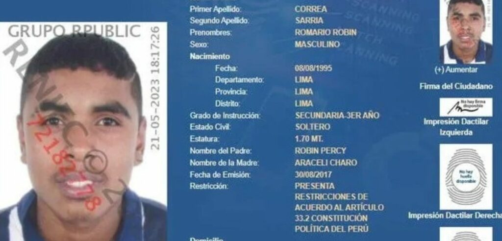Reo fuga del penal Castro Castro y puso de cabeza la institución