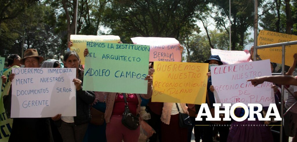 Pobladores del A.H. El Totoral insisten en dialogar con Antonio Pulgar y evitar desalojo