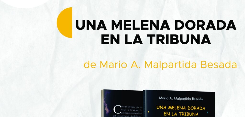 Presentarán libro "Una melena dorada en la tribuna" de Mario A. Malpartida este jueves
