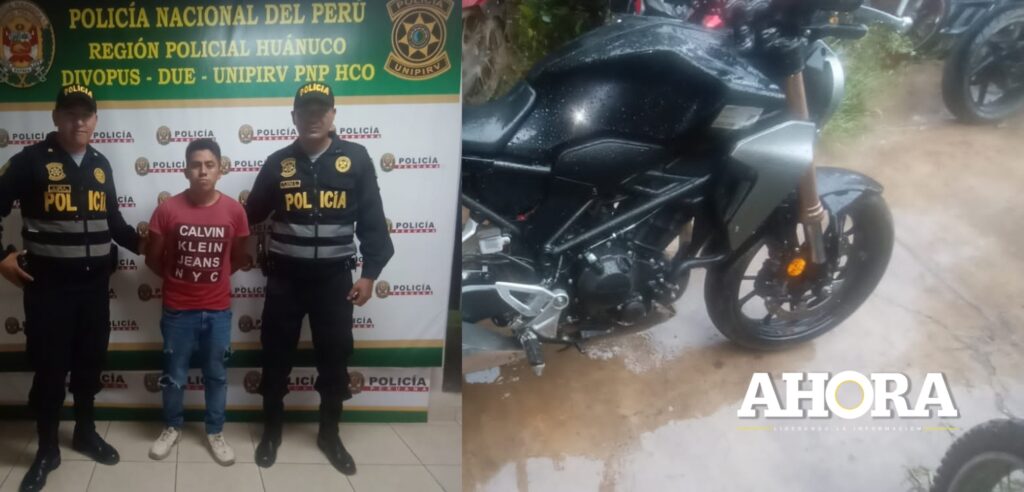 Trabajador de limpieza roba motocicleta estacionada en el sótano del hospital Hermilio Valdizán