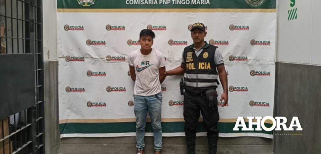Capturan a sujeto que fue filmado robando motocicleta de policía en Tingo María