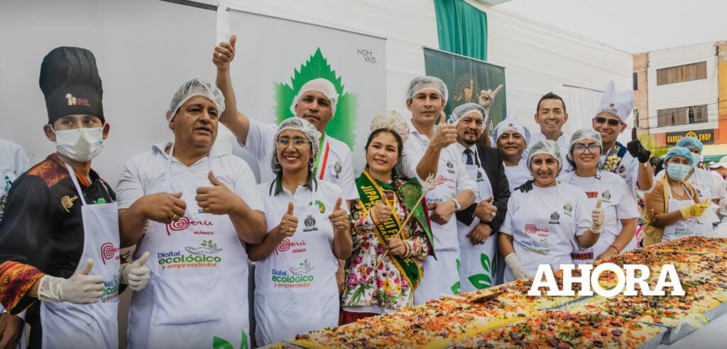 Siete mil comensales degustaron de la causa rellena más grande del mundo