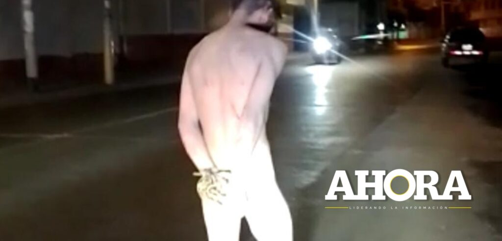 Hartos de tanta delincuencia: Pobladores atrapan, calatean y castigan a ladrón