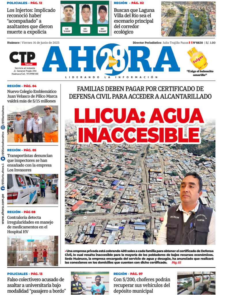 Edición Digital Diario Ahora 16/06/2023