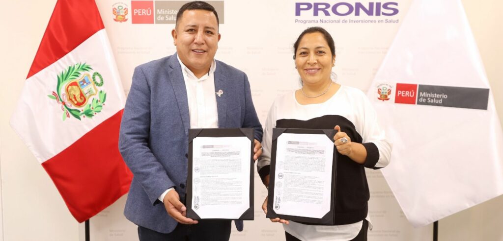 Lauricocha y Pronis firman un convenio para la construcción del hospital de Jesús