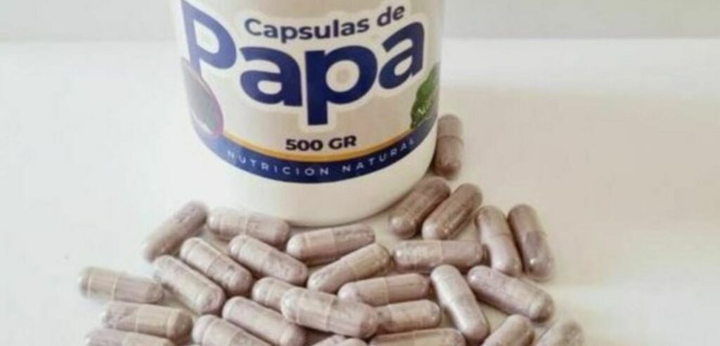 Huánuco: Elaboran cápsulas de suplemento alimenticio a base de papa morada