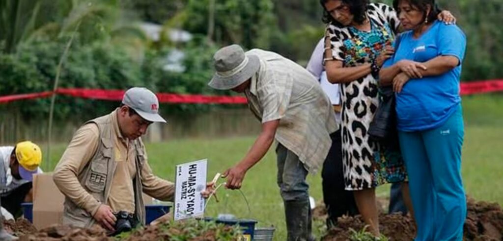 La Fiscalía de la Nación anunció este martes la aparición e identificación diferentes restos fósiles pertenecientes a un total de 16 personas