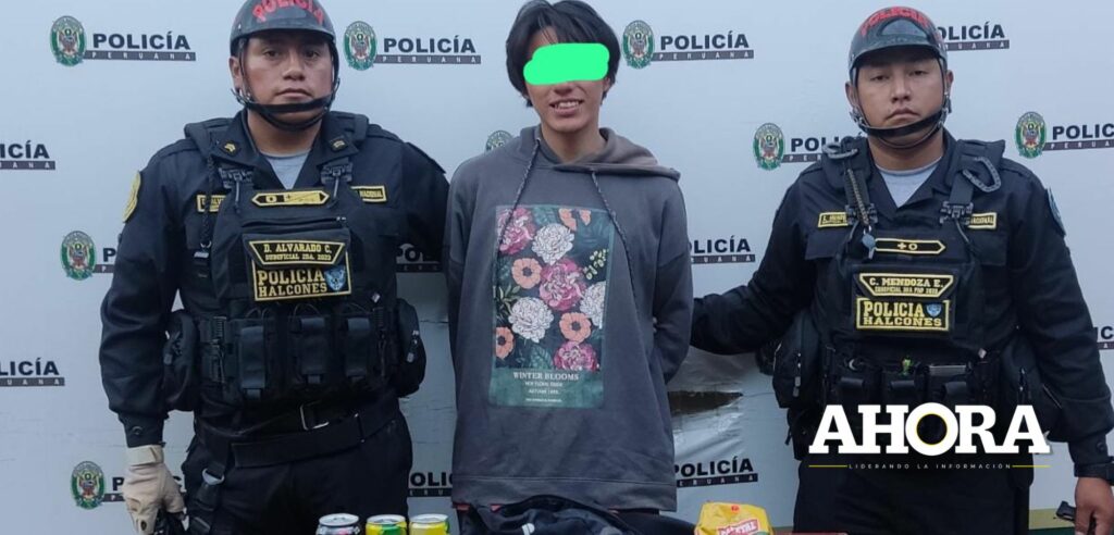 Detienen a sujeto tras robar productos de local comercial