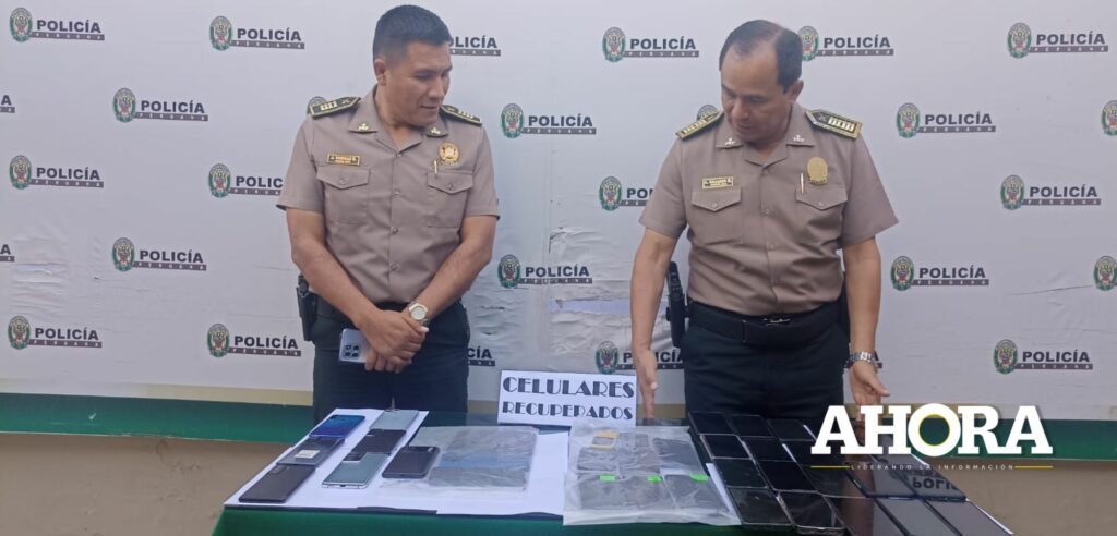 Huánuco: 375 celulares robados fueron sacados de circulación de enero a mayo
