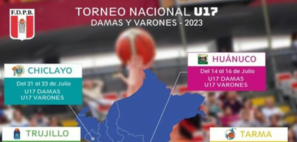 Huánuco será sede de un torneo nacional de básquetbol