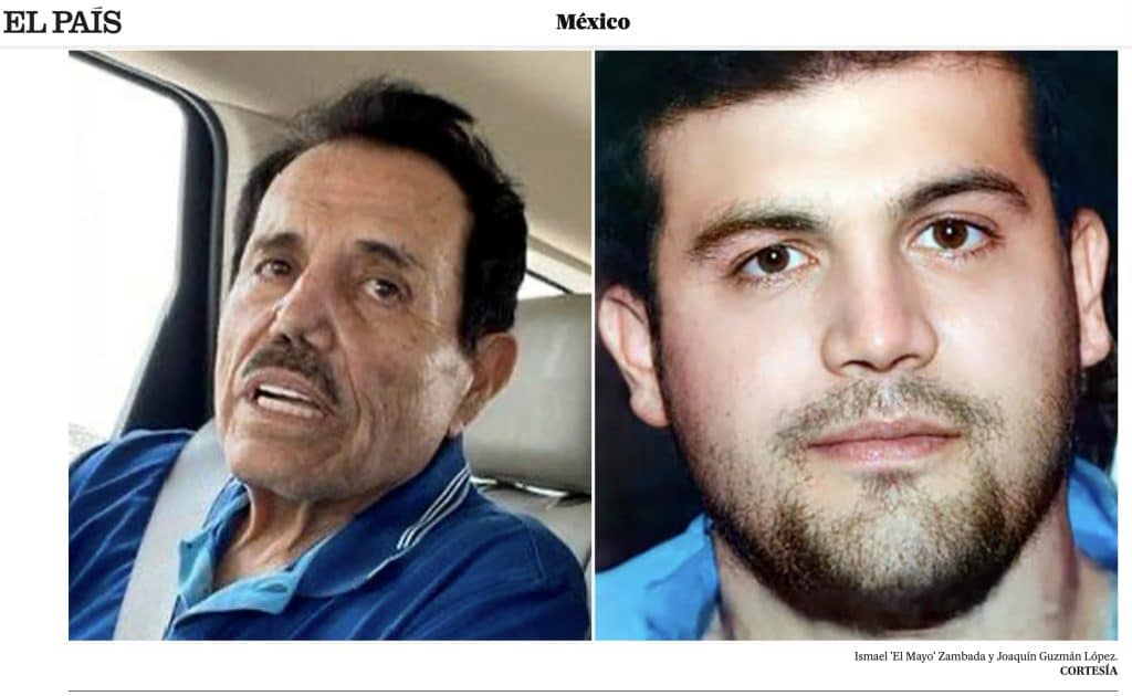 Detenidos, Ismael Mario Zambada García, El Mayo, más de 30 años en la cima del narcotráfico, y Joaquín Guzmán López, uno de los hijos de Joaquín Guzmán Loera, El Chapo
