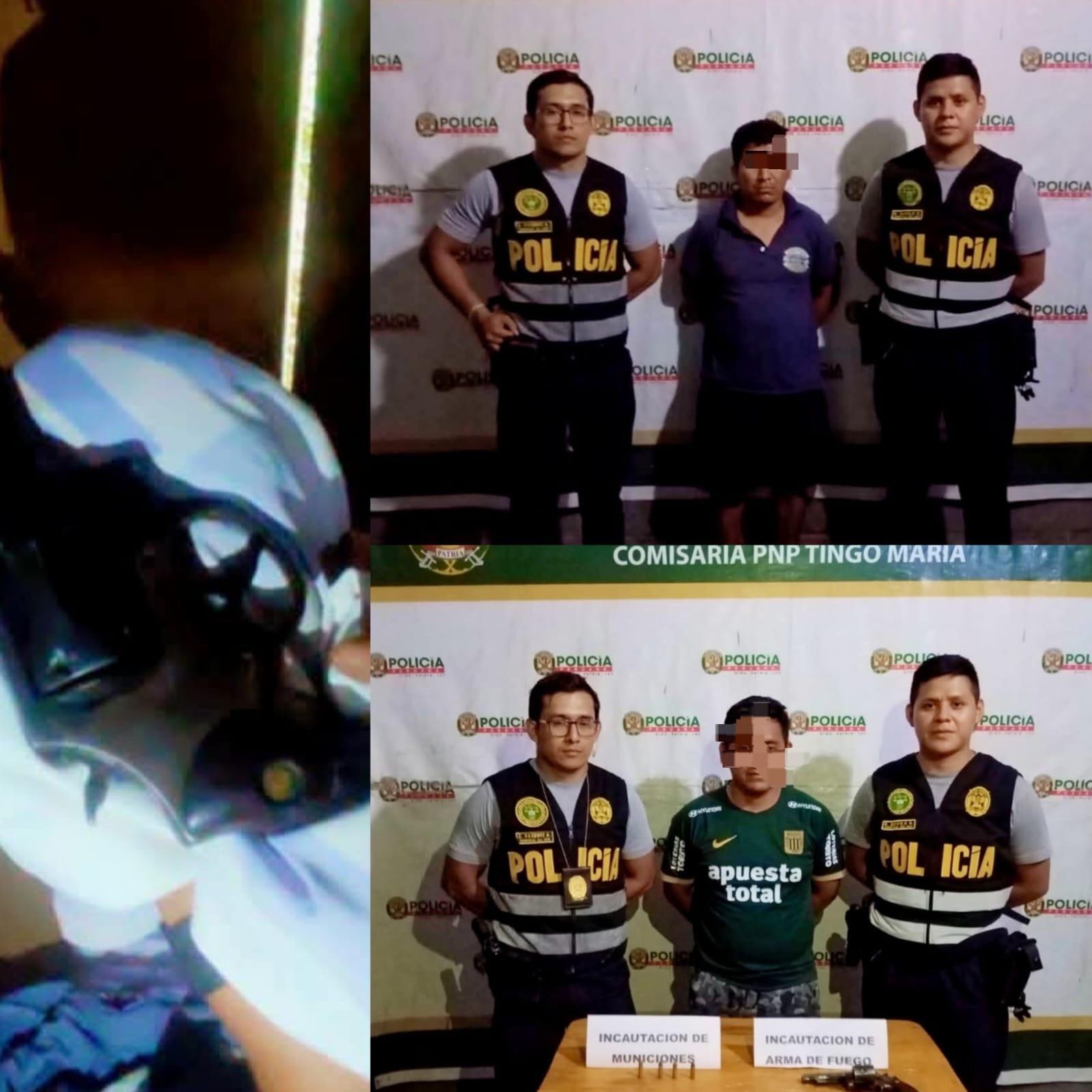 Detienen A Dos Sujetos Por Robo Y Venta De Arma De Fuego En Tingo Maria