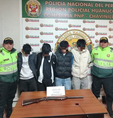 Detienen A Presuntos Integrantes De Banda Criminal Los Pomarinos De Chupan En Chavinillo