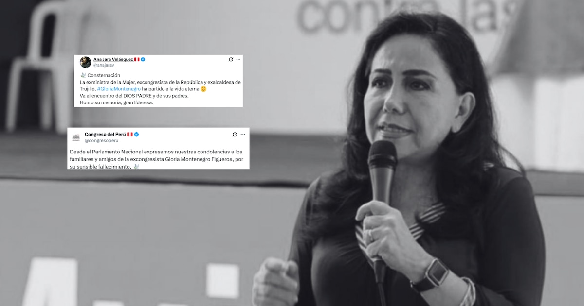 Gloria Montenegro Deceso