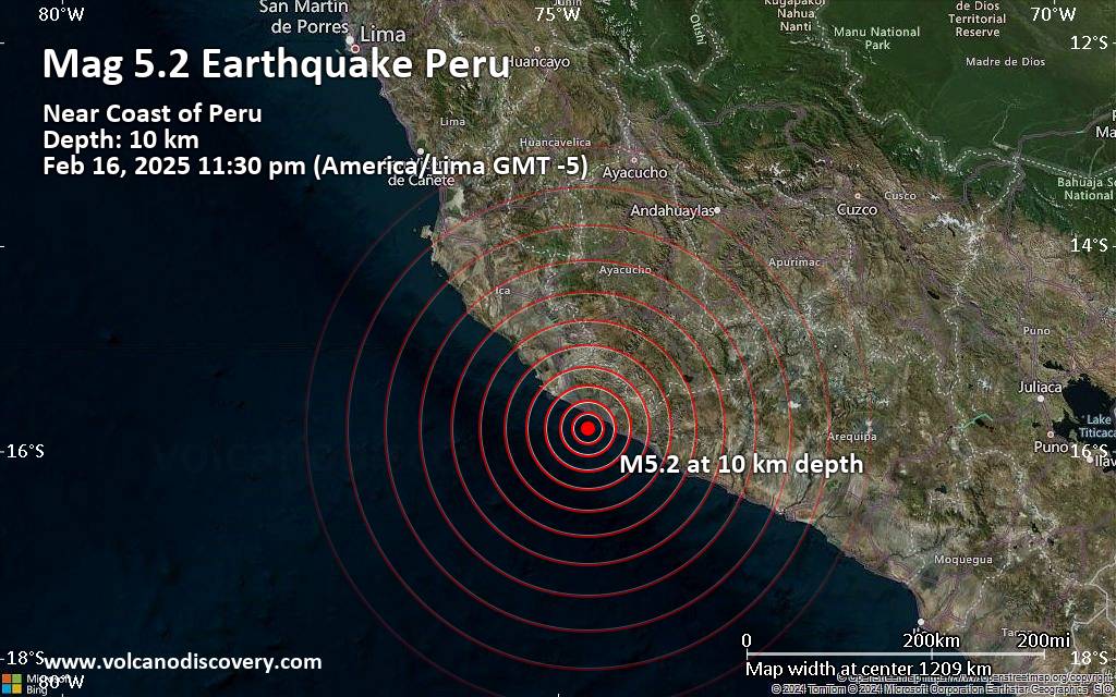 Sismo Lucanas Ayacucho