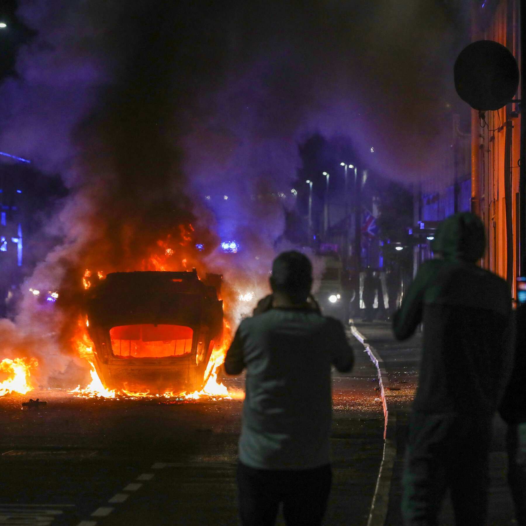 After 2 Nights Of Anti Immigrant Riots Northern Irish Town Is On Edge