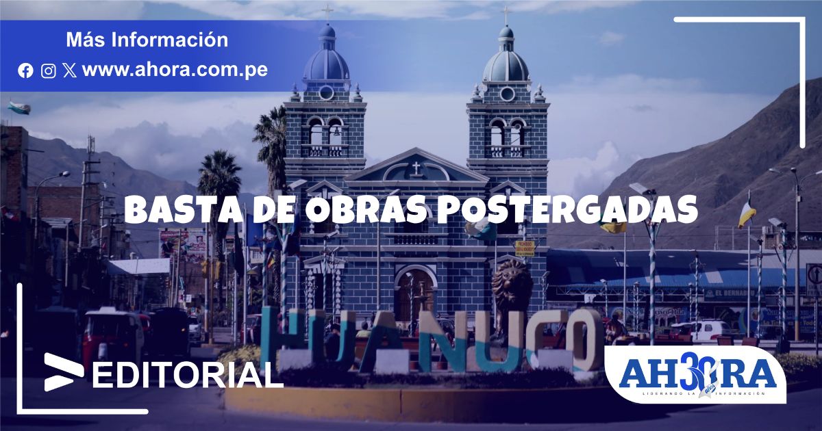 Basta De Obras Postergadas