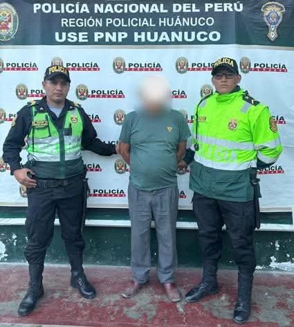 Capturan En Huanuco A Sujeto Con Requisitoria Por Estafa Emitida En Piura