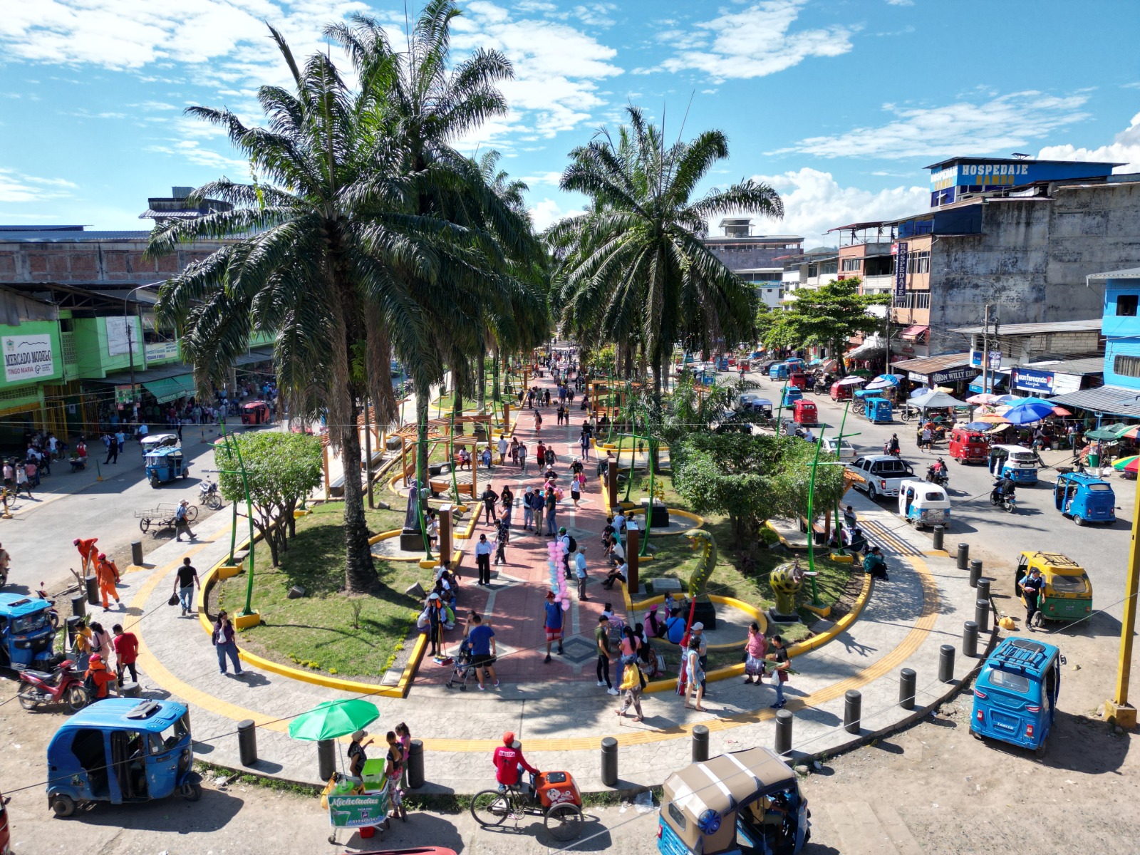 Gobierno Regional De Huanuco Inaugura Dos Etapas De La Alameda Peru En Tingo Maria